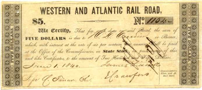 $5.00 T-1, FIVE DOLLARS across